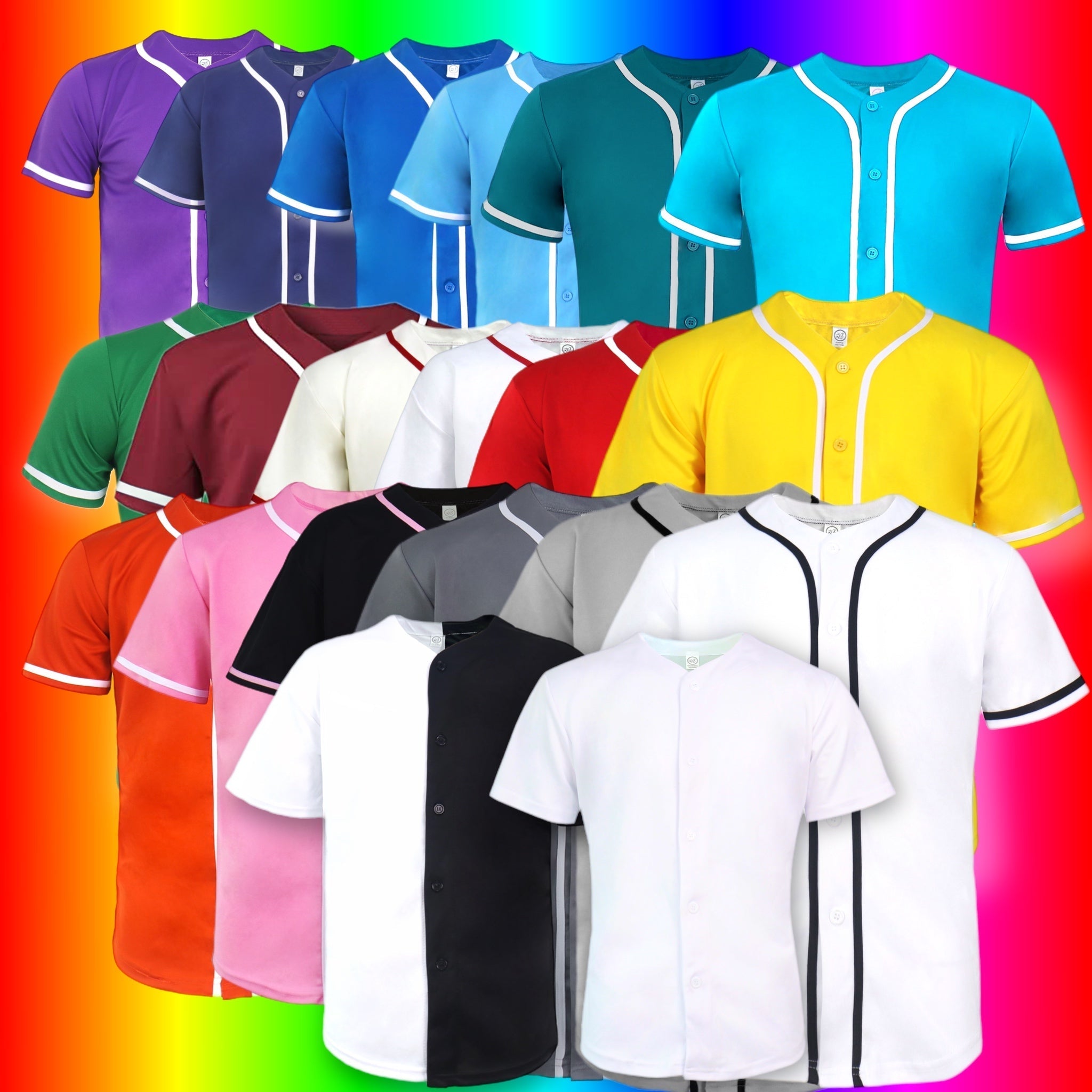 Youth We Sub N INTERLOCK Baseball jersey blank