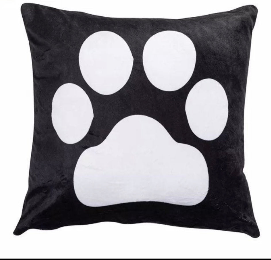 Paw print hotsell pillow cases