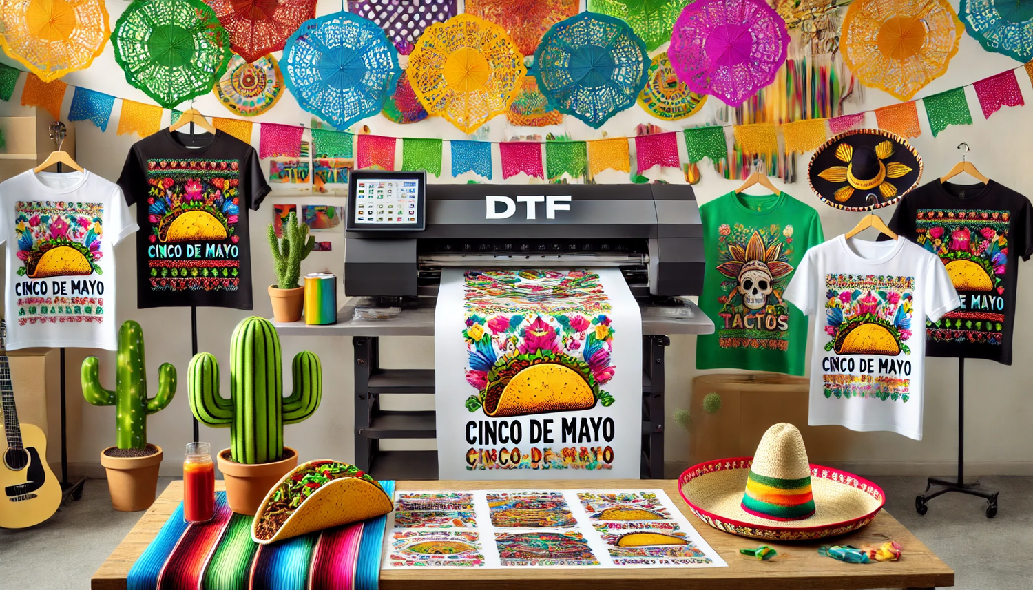 Cinco De Mayo DTF Ready to press