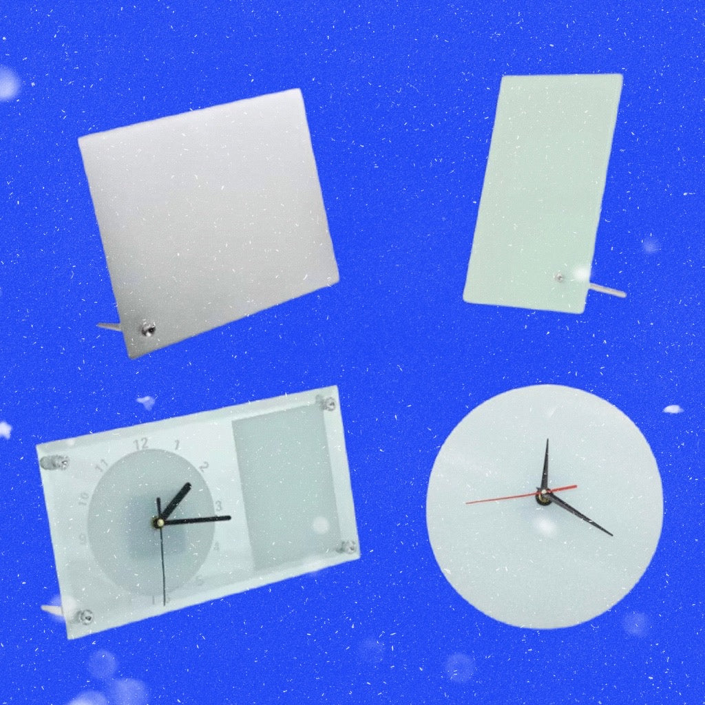 Sublimation Glass Clocks & Frames