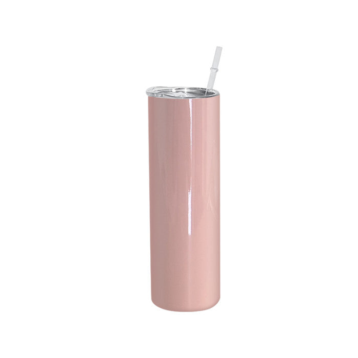 20 oz sublimation Straight GLOSSY pastel tumbler