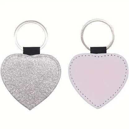 Sublimation glitter Keychain (Blank)