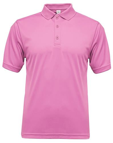 Short sleeve mesh polo shirt 100% polyester (not dri fit clingly feel)