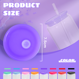 16oz Sublimation soda  Libby glass REPLACEMENT jelly lid