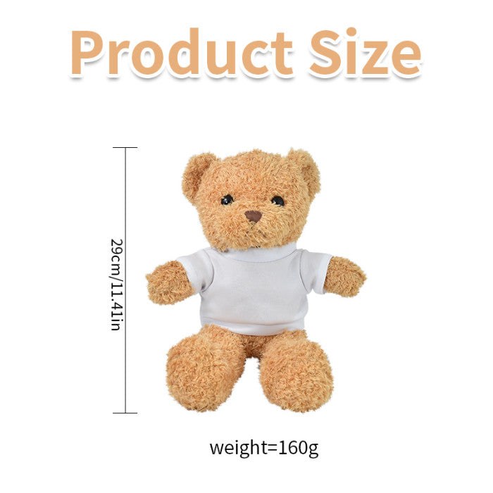 Sublimation Cuddle Bears with a poly T-shirt for printing