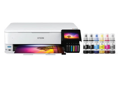 Epson® EcoTank® Photo ET-8550 SuperTank® Wide-Format Wireless Inkjet All-In-One Color Printer