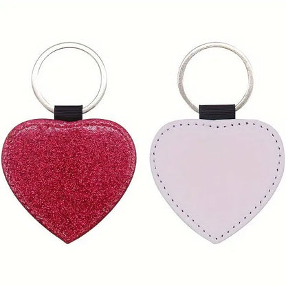 Sublimation glitter Keychain (Blank)