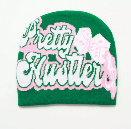 Pretty hustler knit beanie