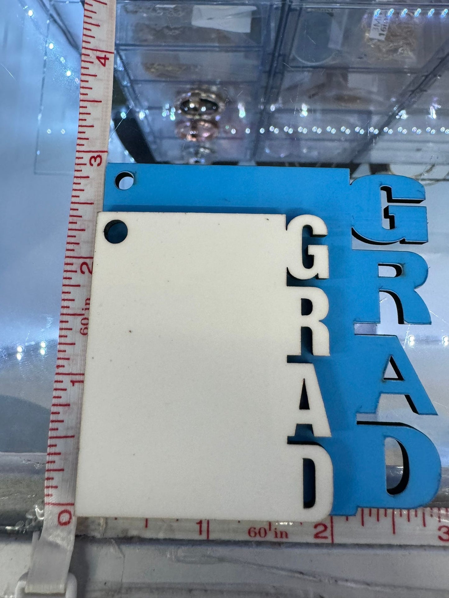 Sublimation  GRAD keychain mdf