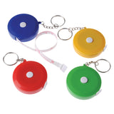 Retractable Soft dual sided keychain Tape Measurer