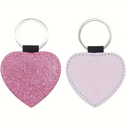 Sublimation glitter Keychain (Blank)