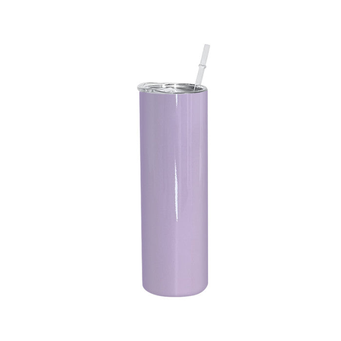 20 oz sublimation Straight GLOSSY pastel tumbler