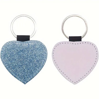 Sublimation glitter Keychain (Blank)