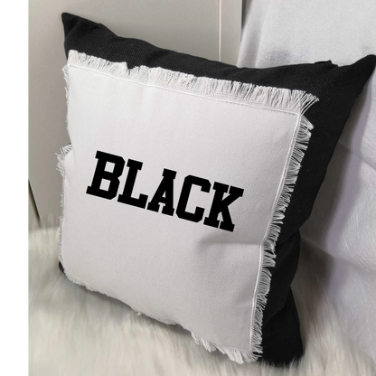 Sublimation linen patch pillow (multiple variations)