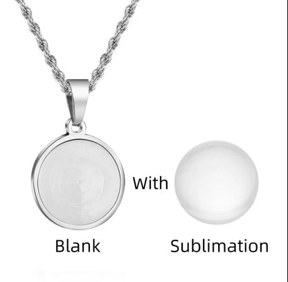 Sublimation luxury Photo Medallion (Blank)