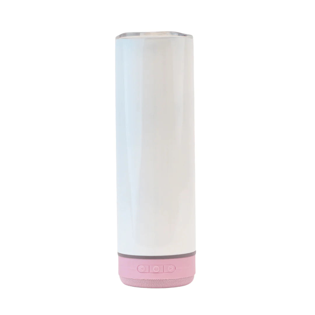 20 oz Skinny Sublimation BLUETOOTH SPEAKER Tumbler