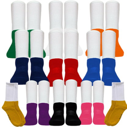 KIDS Sublimation Socks with Colored Foot Single Pair