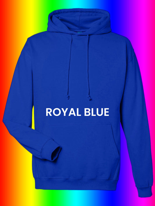 100% polyester Hoodie with kangaroo pouch (pocket) COTTON FEEL (last longer than cotton)