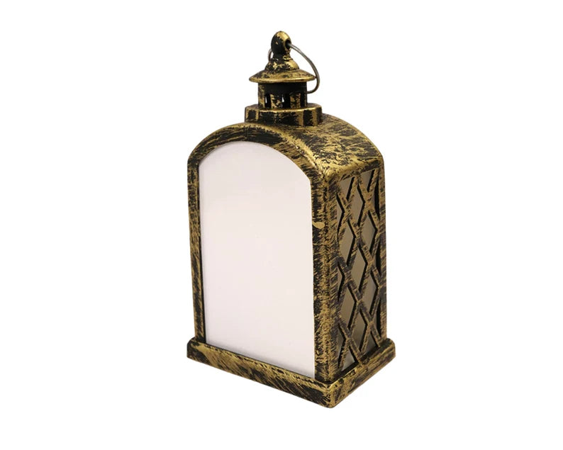 Sublimation plastic lantern center piece with artificial candle