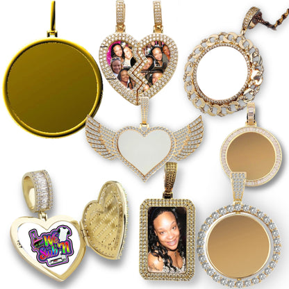 Sublimation luxury Photo Medallion (Blank)