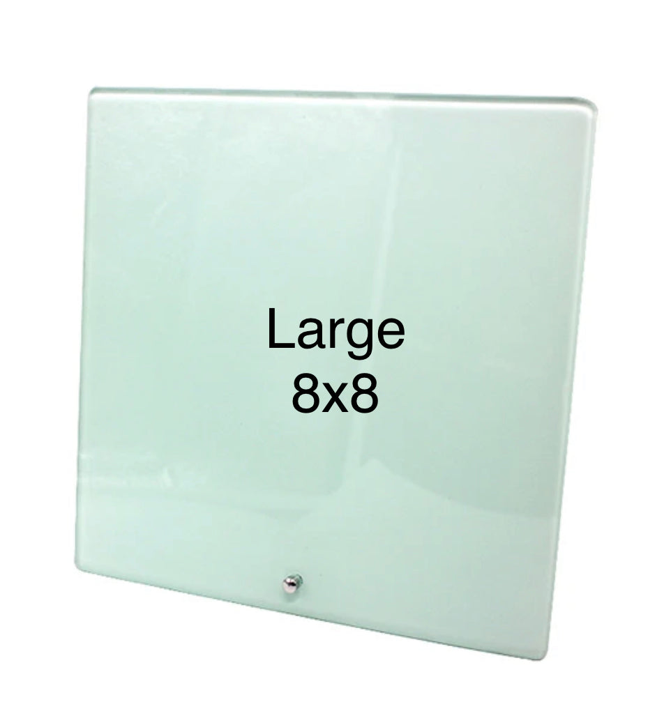 Glass Photo Frame for Sublimation Printing (multiple sizes)