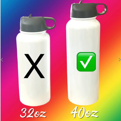 Sublimation sports water bottle (flip top&handle)