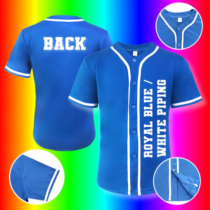 Ladies color  We Sub’N™️ INTERLOCK  premium Baseball jersey blank