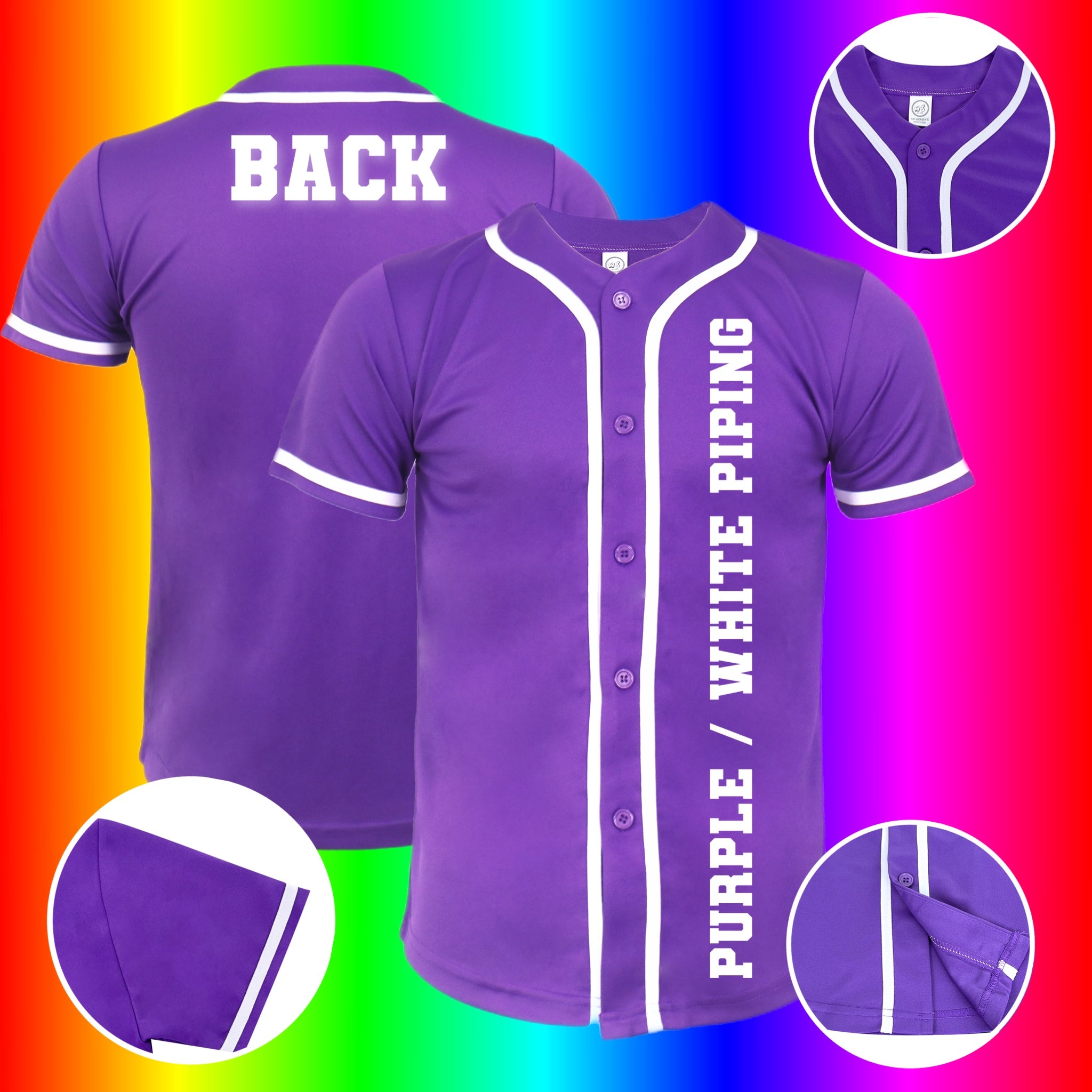 Unisex We Sub'N™️ INTERLOCK Baseball jersey blank