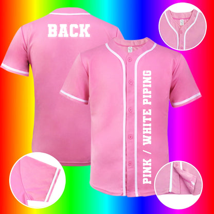 Ladies color  We Sub’N™️ INTERLOCK  premium Baseball jersey blank