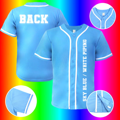 Ladies color  We Sub’N™️ INTERLOCK  premium Baseball jersey blank