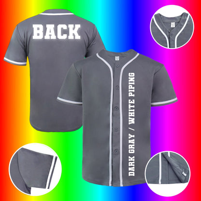 Ladies color  We Sub’N™️ INTERLOCK  premium Baseball jersey blank