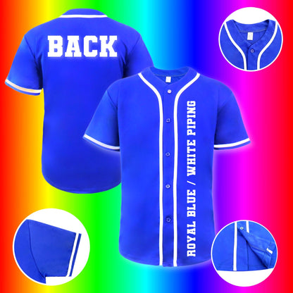 Pre school / toddler We Sub’N™️ INTERLOCK Baseball jersey blank