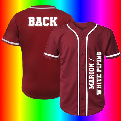 Ladies color  We Sub’N™️ INTERLOCK  premium Baseball jersey blank