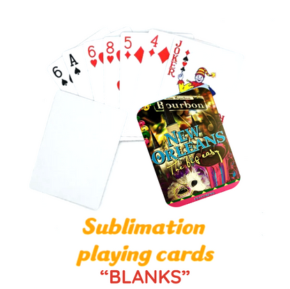 Sublimation playing cards blanks