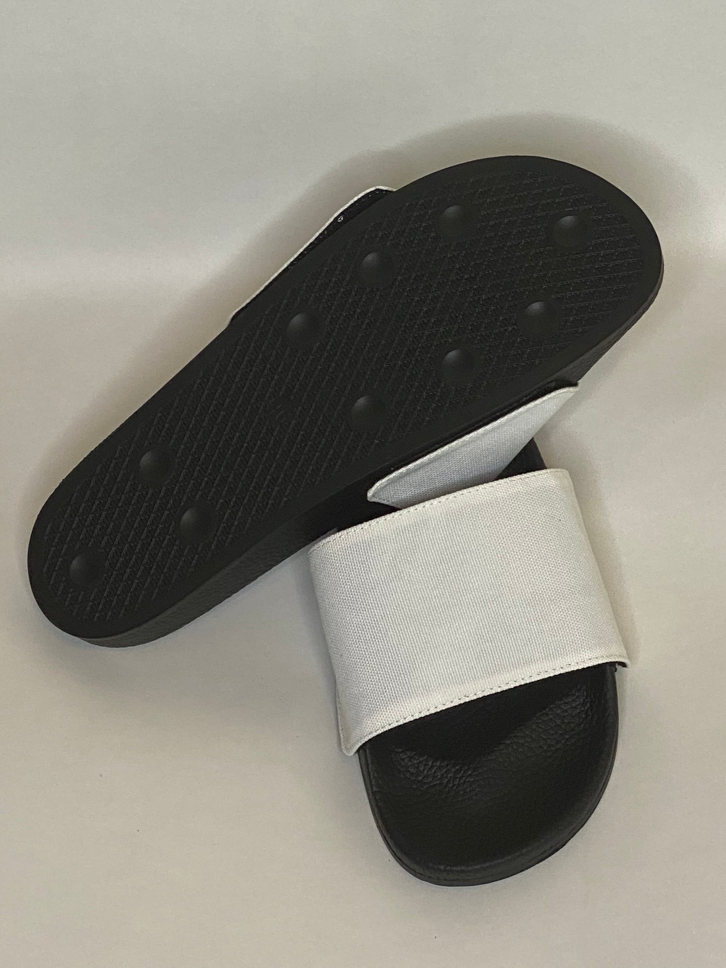 BLACK ADULT Sublimation Slides /  Sandal