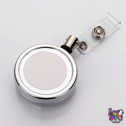 Sublimation blank badge reels (BUS REEL, SCRUB REEL, CIRCLE REEL)