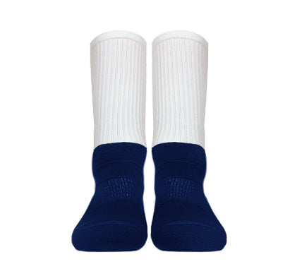 Updated Sublimation Socks with Colored Foot Single Pair