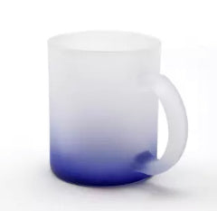 11 Oz Sublimation ombré Color Frosted  Glass MUG