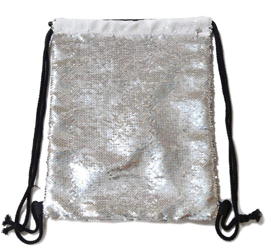 Sublimation Sequin  drawstring back pack