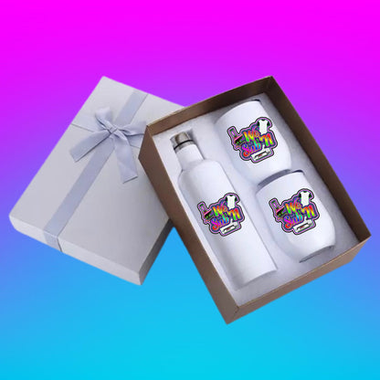 Sublimation Wine Set with FREE gift box 500 ML