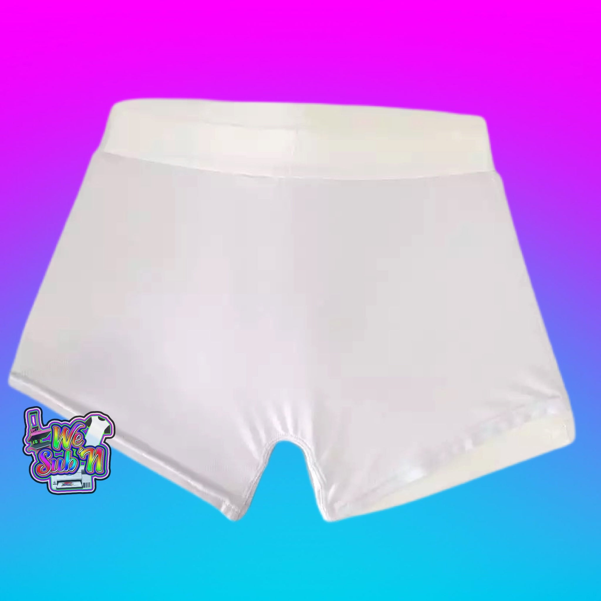 SDN CUSTOM Polyester Sublimation Boxer Shorts White(Pack of 5) Small :  : Clothing, Shoes & Accessories