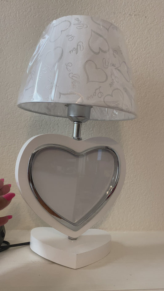 PLEASE READ Sublimation rotating double sided heart lamp