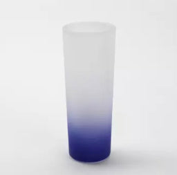 Sublimation 3oz ombré FROSTED shot glass