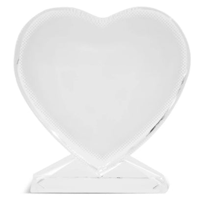 Sublimation heart crystal