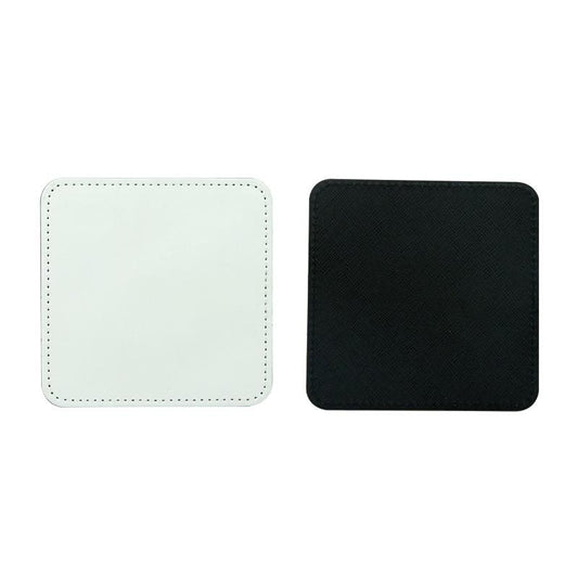 Sublimation pu leather coaster