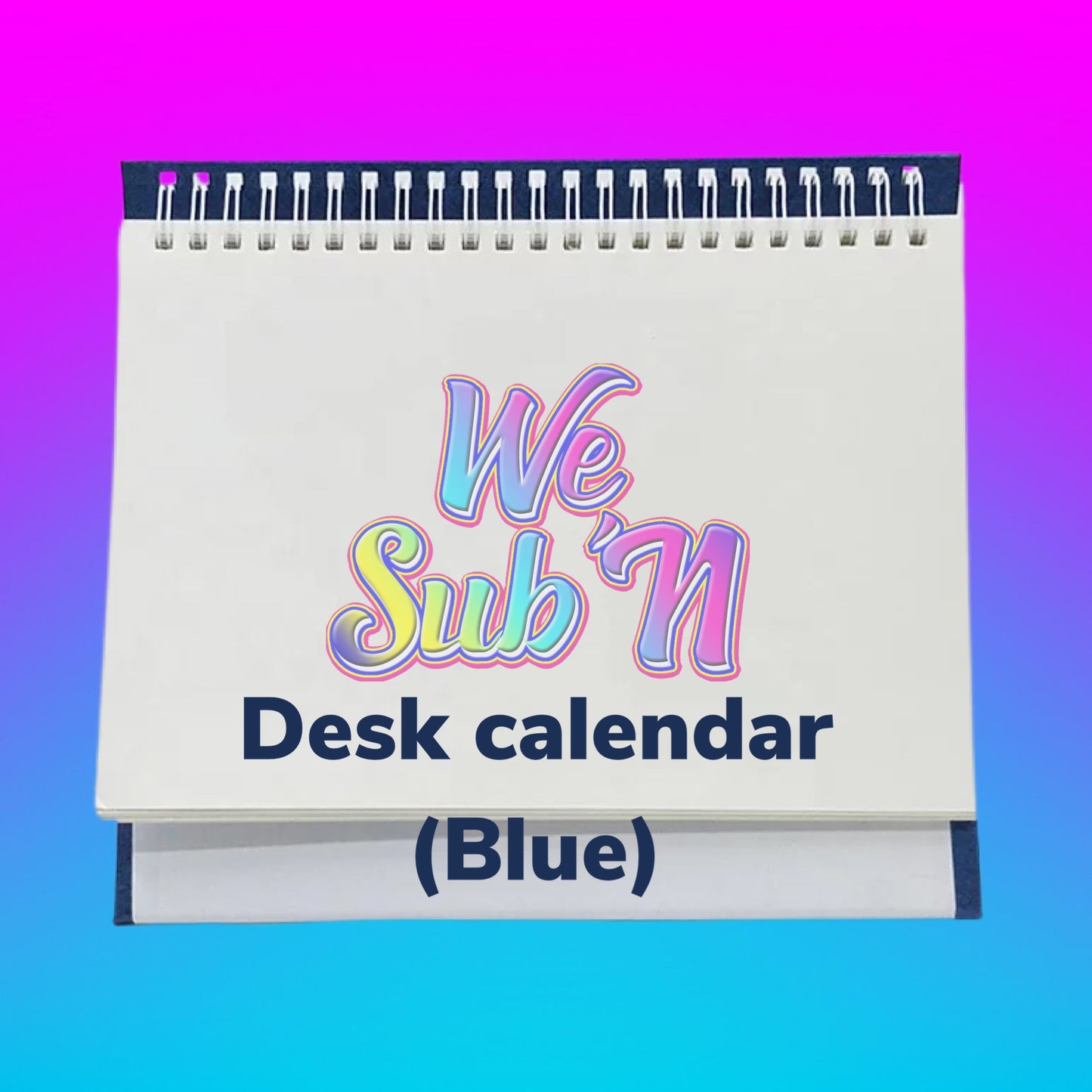 desk calendar blank 8inch