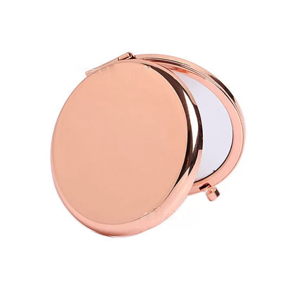 Sublimation luxury round compact mirror