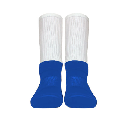 Updated Sublimation Socks with Colored Foot Single Pair