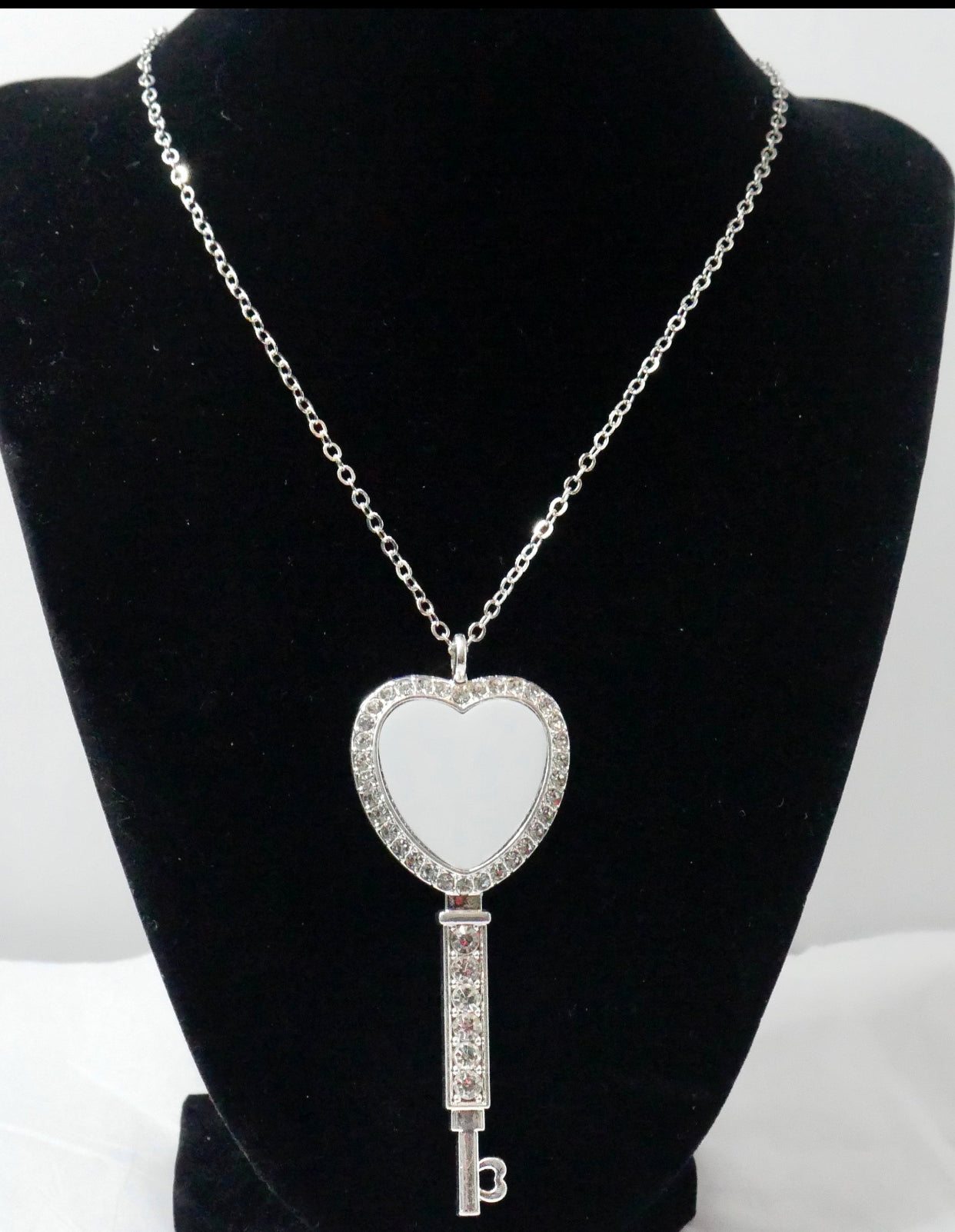 Sublimation Key to my heart Necklace