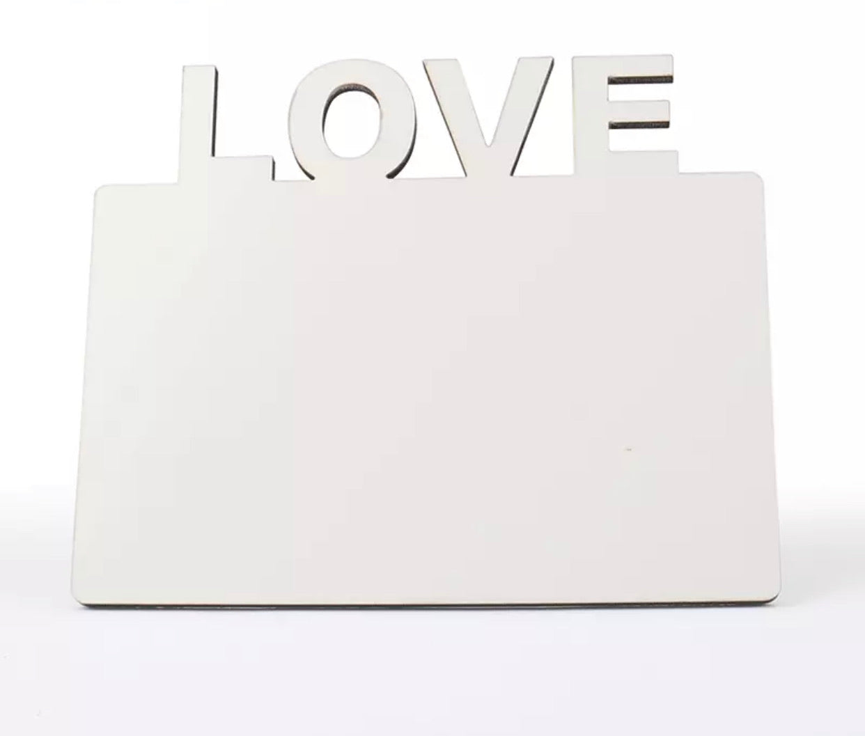 Sublimation LOVE Photo Panels horizontal